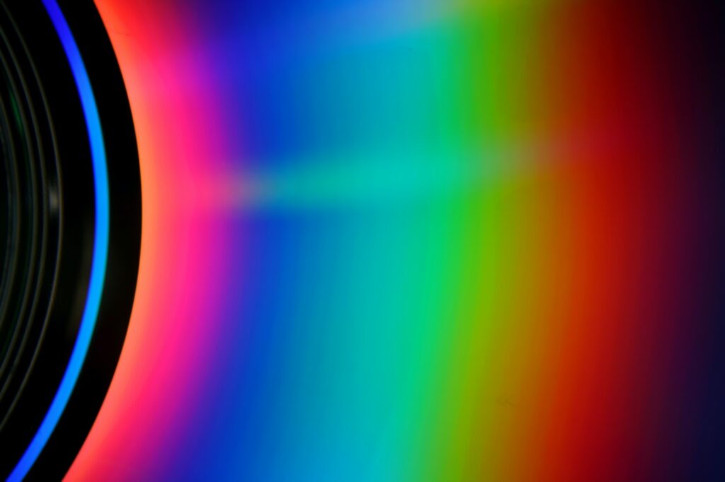 CD Rainbow Background